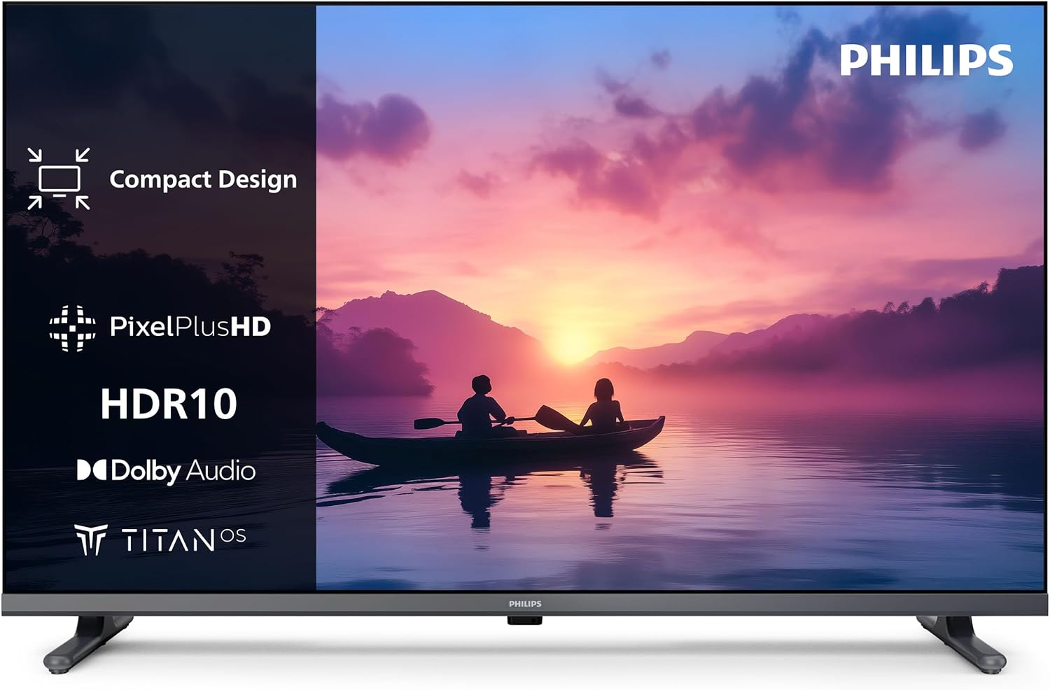 32PFS6000 HD LED Smart TV - Display 32'' with Pixel Plus, Platform Titan OS and Dolby Digital Sound - Works with Alexa and Google Voice Assistant