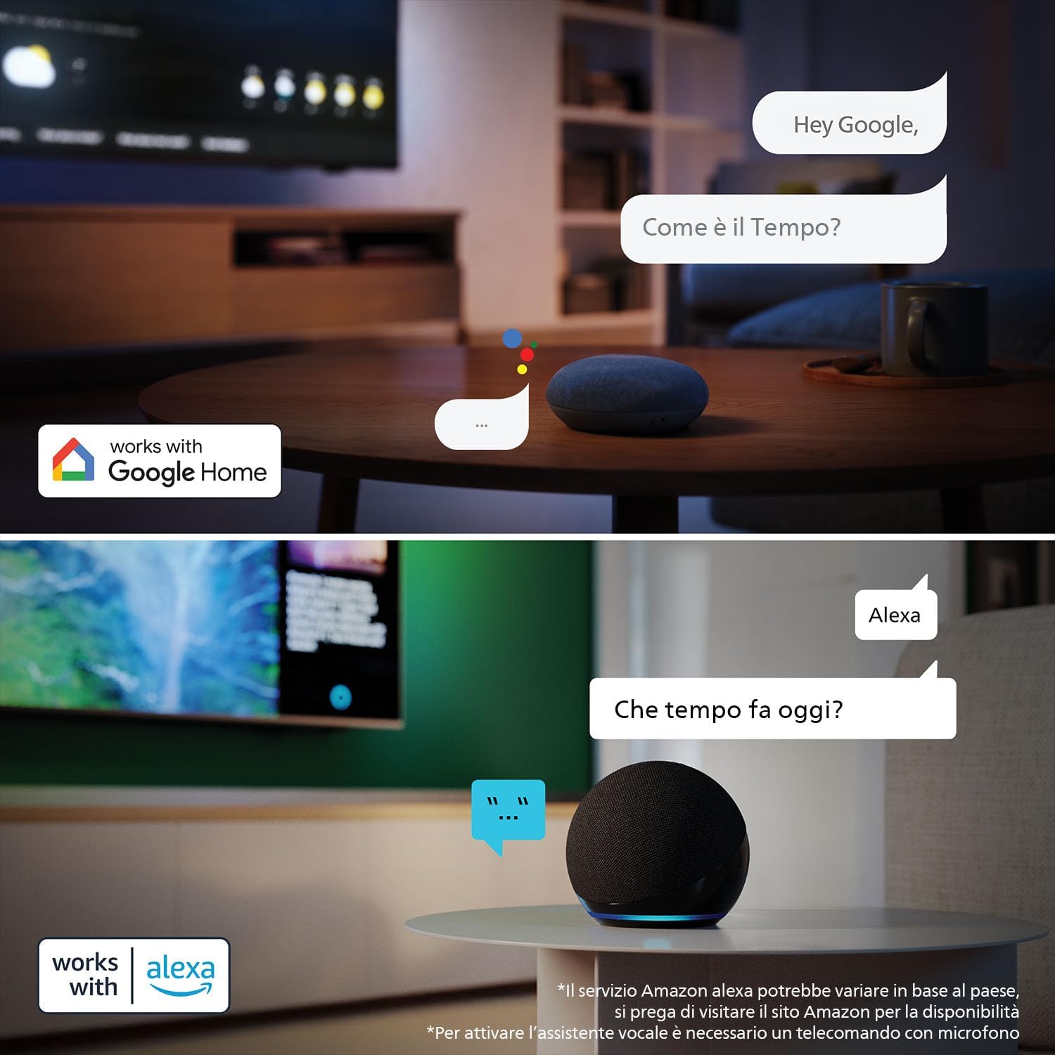 32PFS6000 HD LED Smart TV - Display 32'' with Pixel Plus, Platform Titan OS and Dolby Digital Sound - Works with Alexa and Google Voice Assistant