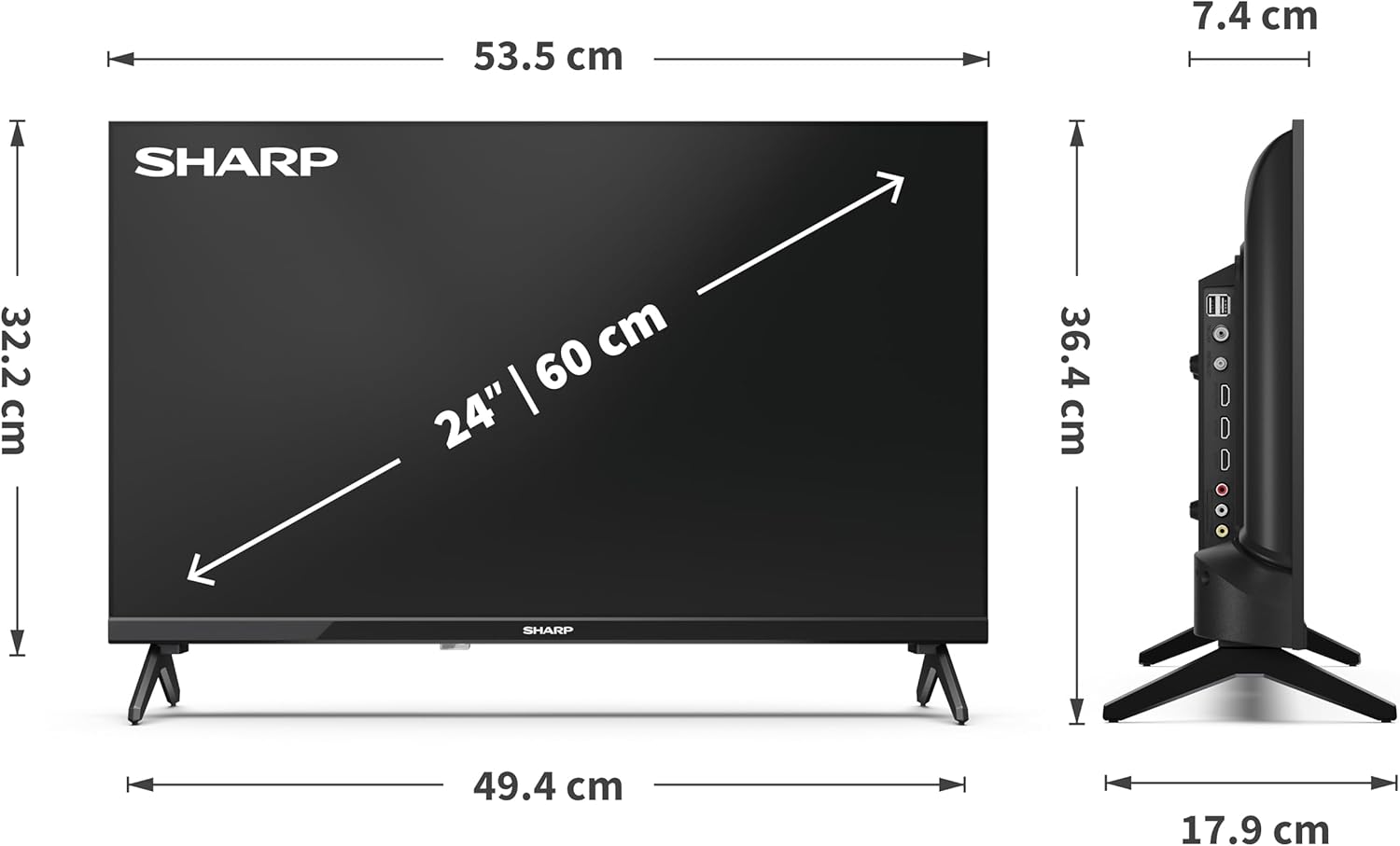 Sharp 40HA1305E - NON-SMART 40