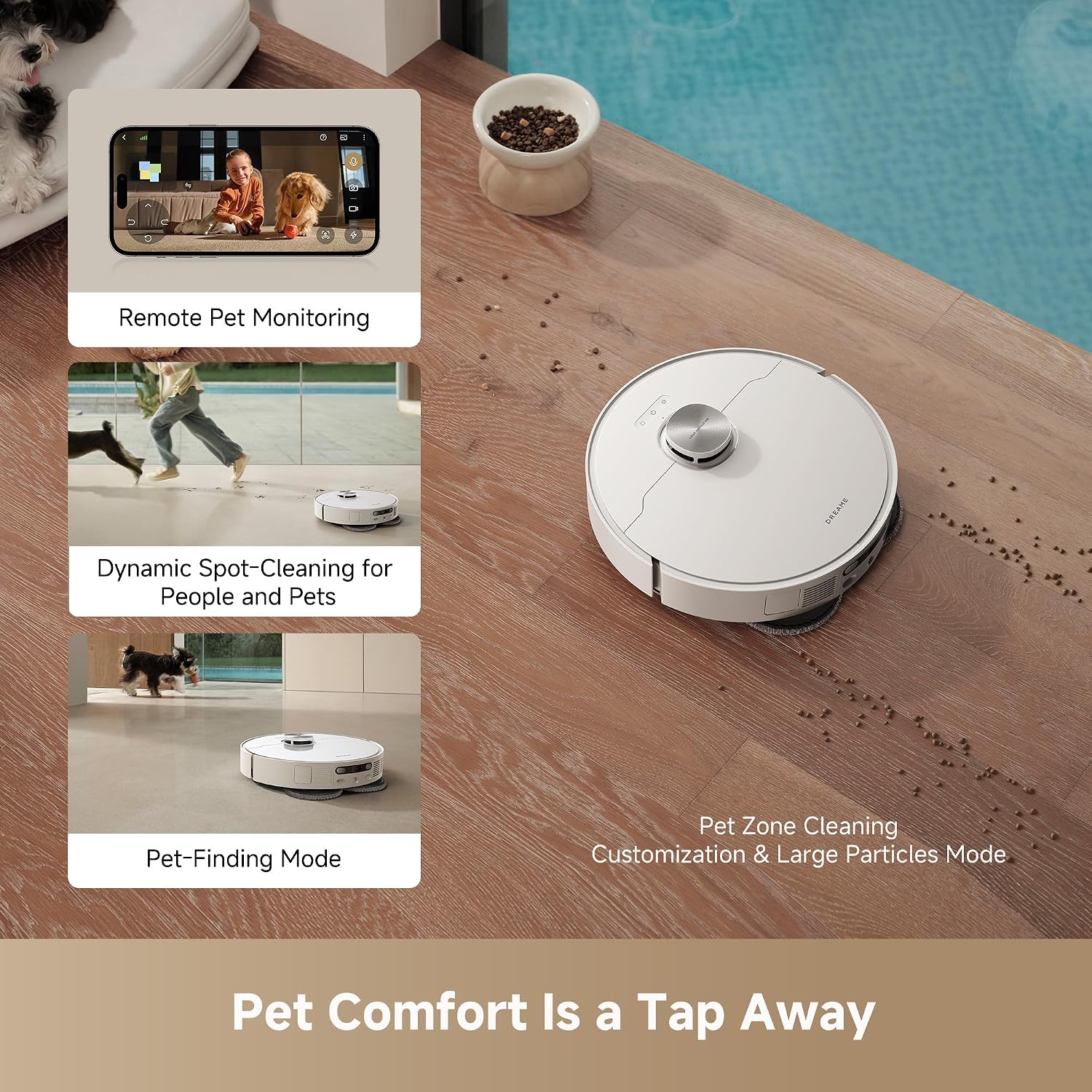 Robot Vacuum And Mop 19,000Pa Suction Obstacle Avoidance White