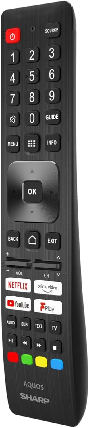 SHARP 43FH2EA - 43 Inch TV Full HD Android TV - Gaming & Streaming LED Smart TV Frameless (HDMI, ricevitore, Chromecast, Bluetooth) - Netflix, Prime, YouTube, Disney+, TV