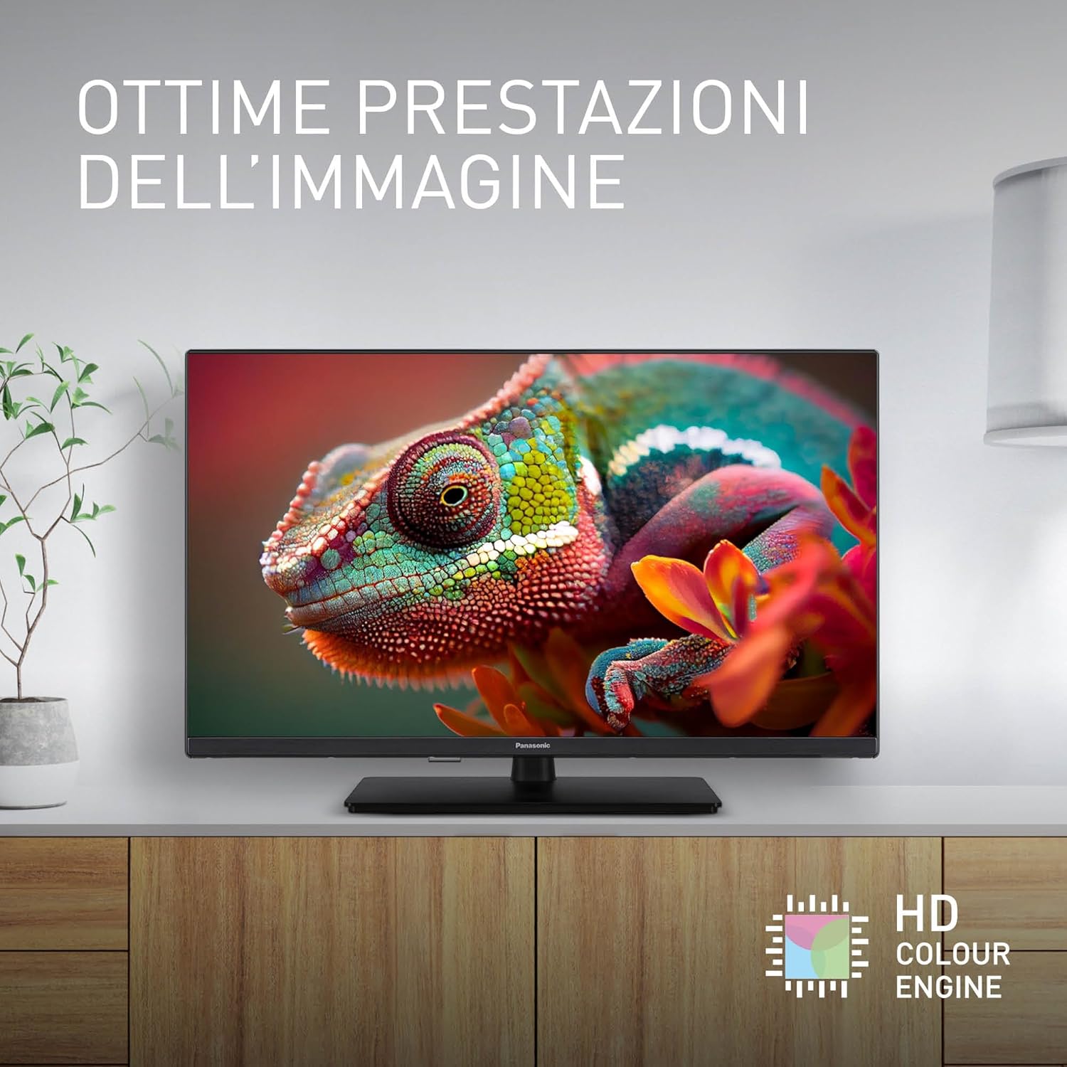 Panasonic TV-32S55AEZ, Series S55 32 Inch Smart TV LED Full HD, 2024, Fire TV, HD Colour Engine, HDR, Alexa Voice Control, Game Mode, Media Player, for un'Esperienza Viewing Ottimale