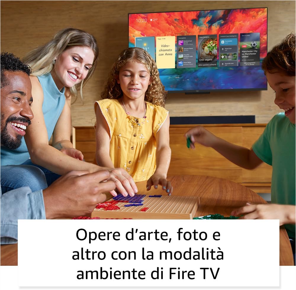 Amazon Fire TV Series Omni QLED - Smart TV 4K UHD, Dolby Vision IQ, Voice Commands with Alexa, 43“