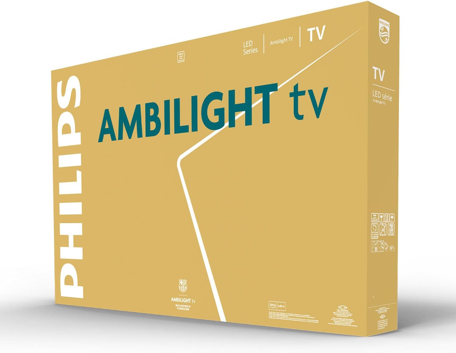32PFS6900 HD LED Smart TV - Display 32'' with Pixel Plus, Platform Titan OS and Dolby Digital Sound - Works with Alexa and Google Voice Assistant