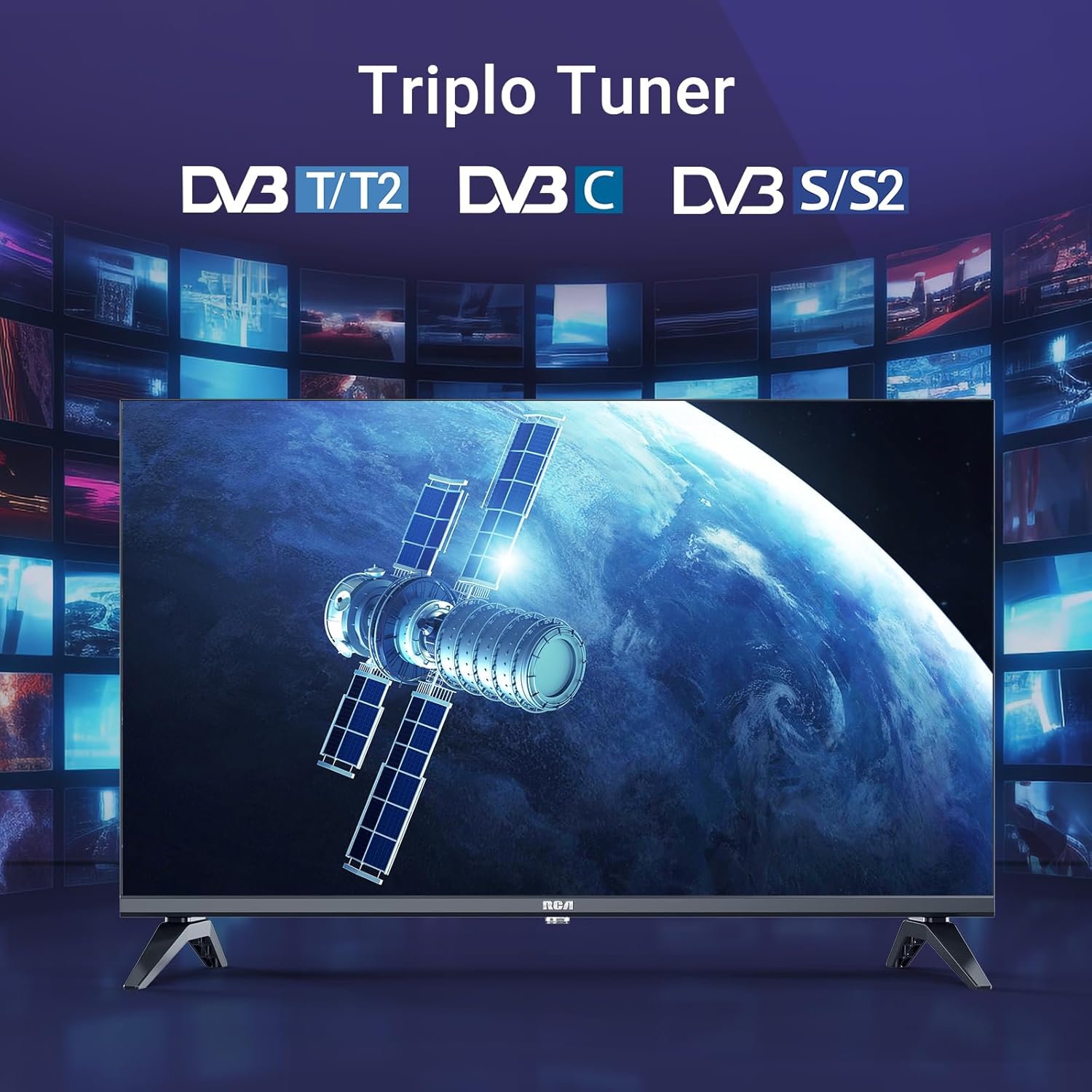 RCA Smart TV 40 Inch VIDAA Full HD Triple Tuner DVB-T/T2-C-S/S2, Wi-Fi, HDMI, USB, CI/CI+, Hotel Mode (VRS40FQ1, 2024)