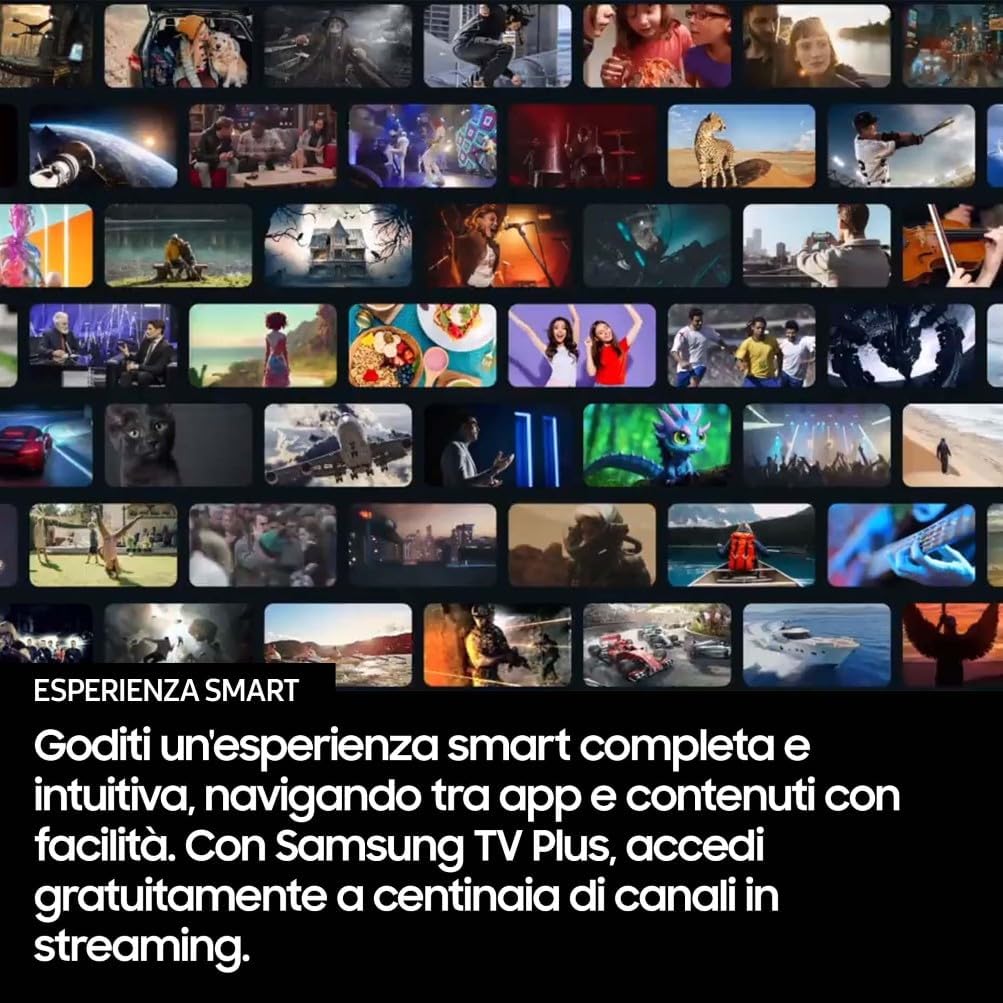 Crystal UHD 4K Smart TV 55'' UE55U7000FUXZT, Crystal 4K Processor, HDR, Smart Experience, OTS Lite & Adaptive Sound, Metal Stream Design, 2025