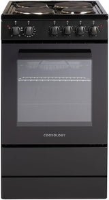 Freestanding Electric Cooker 62L 50cm Black