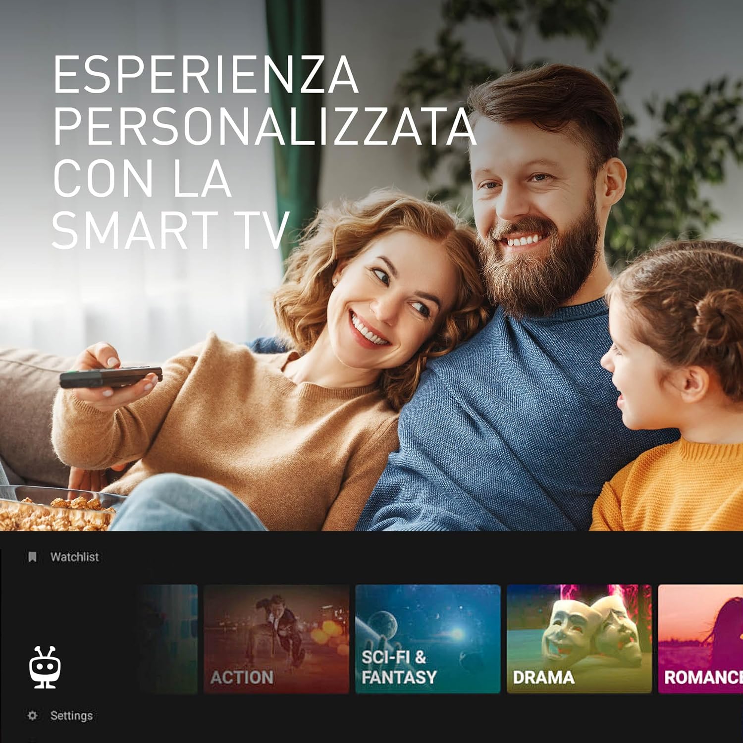 Panasonic TB-32S40AEZ, Series S40 32 Inch Smart TV LED HD, 2024, TiVo, Google and Alexa Voice Control, Game Mode, Media Player, HDR, HDMI, WLAN, for un'Esperienza Viewing Ottimale