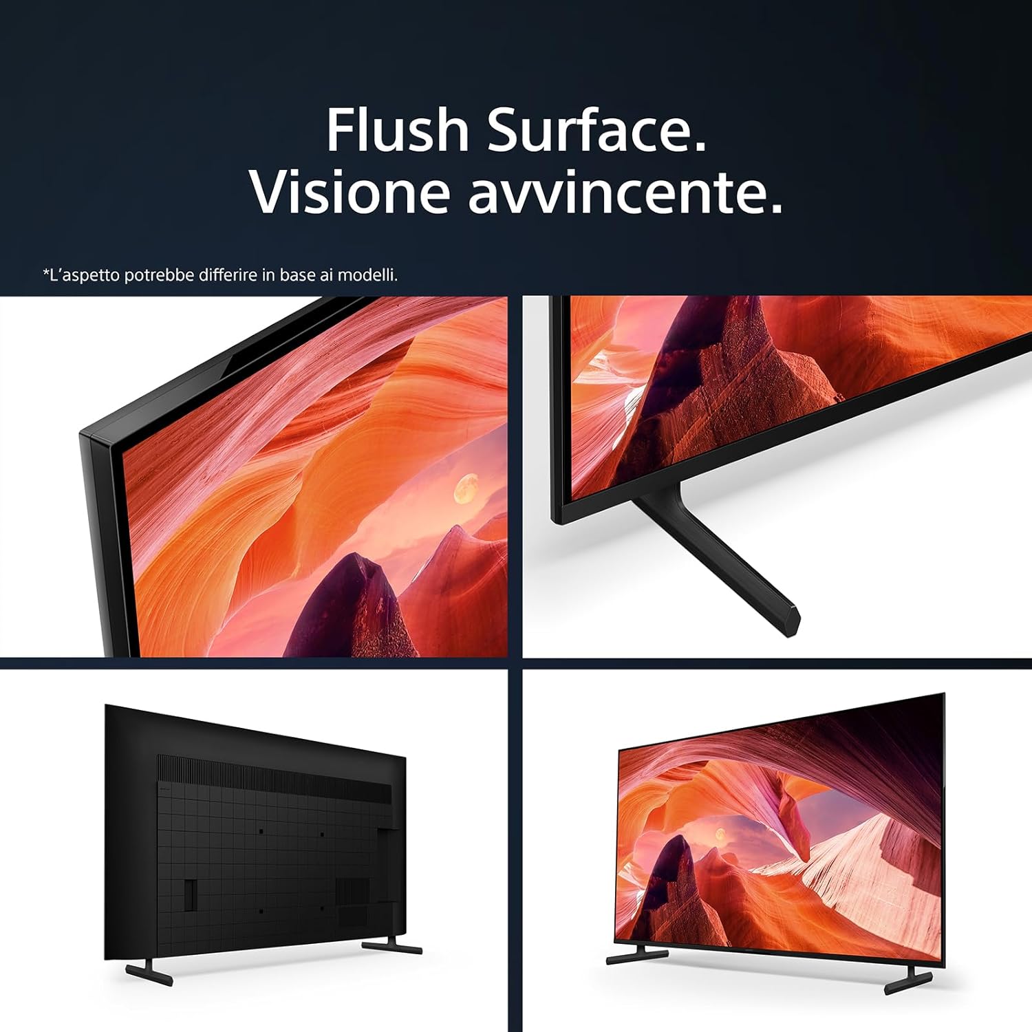 BRAVIA, KD-43X80L, LED, 4K HDR, Google TV, ECO PACK, BRAVIA CORE, Flush Surface Design, Black