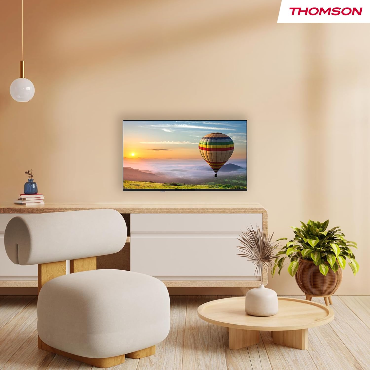 Thomson 40 Inch (100 cm) FHD Smart TV, Wi-Fi, Voice Control, HDR10, Dolby Audio, Triple-Tuner (Cable/Satellite/Antenna), HDMI, USB, 1 GB RAM, 4 GB Flash - 40FT2S35