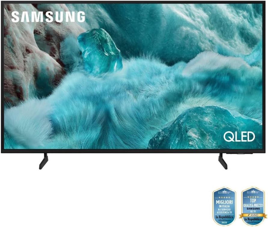 QLED 4K Vision AI Smart TV 50'' QE50Q7F4AUXZT, Q4 Processor, 100% Volume Colore with Quantum Dot, Motion Xcelerator, OTS Lite & Adaptive Sound, SlimLook Design, 2025