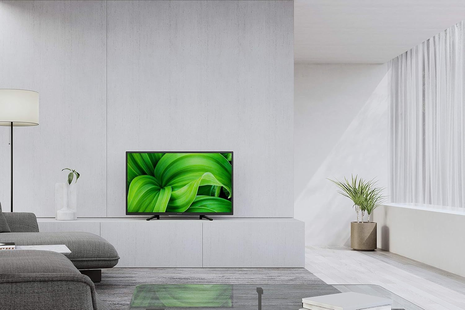 BRAVIA KD-32W800 - Smart TV 32 Inch, HD Ready LED, HDR, Android TV, KD32W800PAEP [Energy Efficiency Class F]