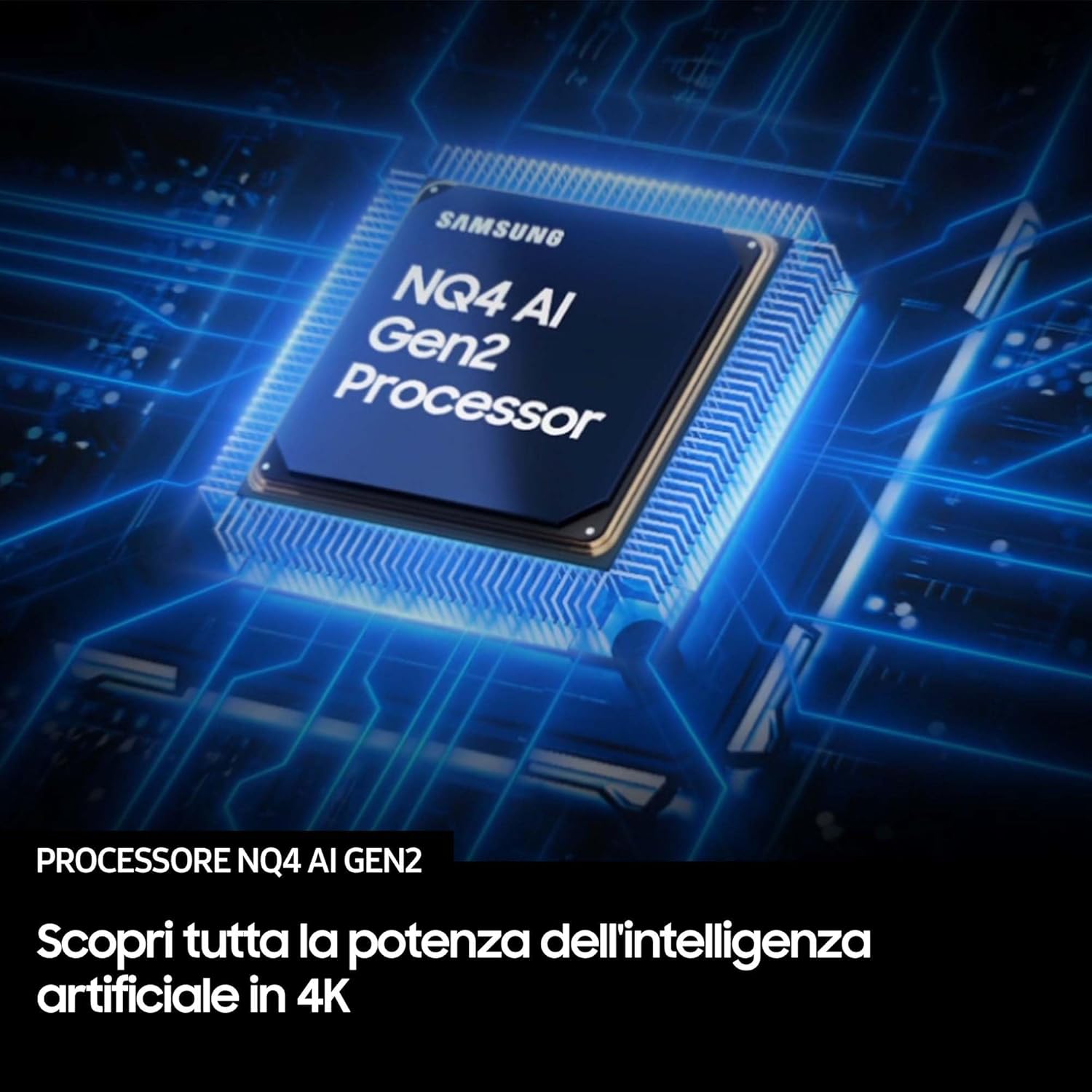 OLED 4K Vision AI Smart TV 65'' QE65S85FAEXZT, NQ4 AI Gen2 Processor, 4K AI Upscaling, Glare Free, Dolby Atmos & OTS Lite, Contour Design, PACCHETTO INTRATTENIMENTO, 2025