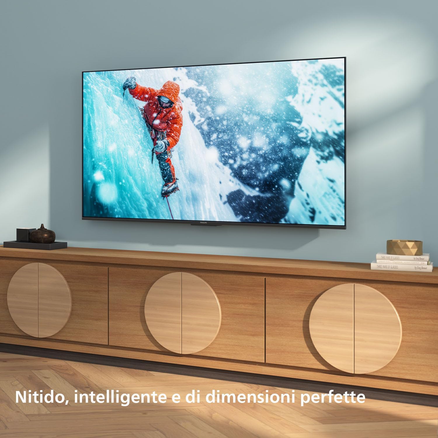 55PUS7200 4K LED Smart TV - Display 55'' with Platform Titan OS, Pixel Precise Ultra HD and Dolby Atmos Sound - Works with Alexa and Google Voice Assistant