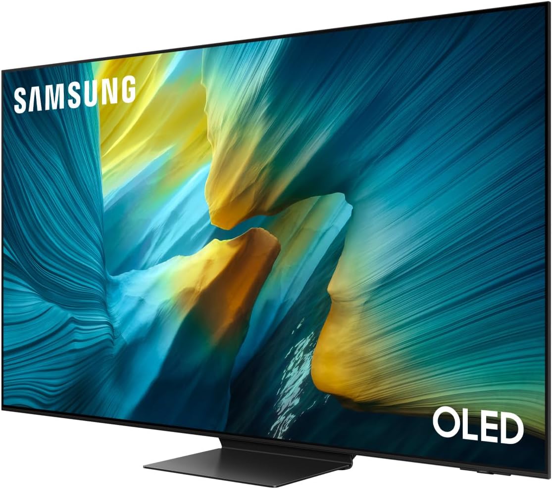 OLED 4K Vision AI Smart TV 65'' QE65S95FAEXZT, NQ4 AI Gen4 Processor, 4K AI Upscaling, Glare Free, Dolby Atmos & OTS+, Infinity One Design, PACCHETTO INTRATTENIMENTO, 2025